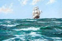 Dawson Montague In Full Sail canvas print