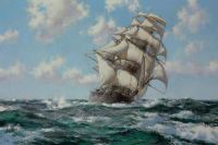 Dawson Montague The Flying Clipper Ship The Lightning canvas print
