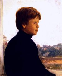 Decamp Joseph Rodefer Portrait Of A Boy canvas print