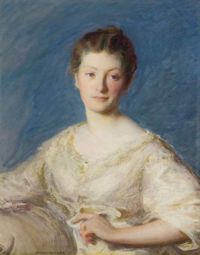 Decamp Joseph Rodefer Portrait Of A Young Lady Ca. 1896