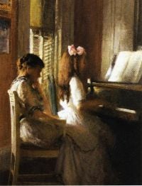 ديكامب جوزيف رودفر درس الموسيقى 1904