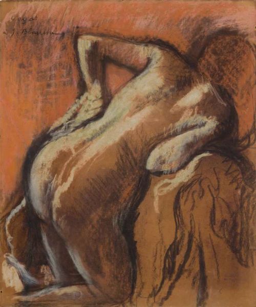 Degas Edgar Apres Le Bain Femme S Essuyant Ca. 1892 canvas print