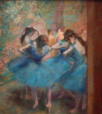 Degas Edgar Tänzer in Blau