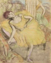 Degas Edgar Danseuse Au Repos Ca. 1897 1900 canvas print