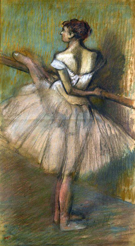 Degas Edgar Danseuse La Barre Ca. 1900 canvas print