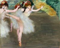 Degas Edgar Danseuses En Blanc Ca. 1878 canvas print