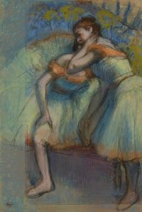 Degas Edgar Deux Danseuses Ca. 1891 canvas print