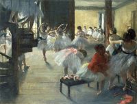 Degas Edgar The Dance Class canvas print