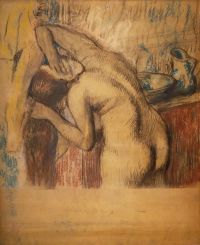 Degas Edgar Frau an ihrer Toilette