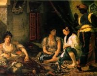 Delacroix Eugene Algeriennes Dans Leurs Appartements canvas print