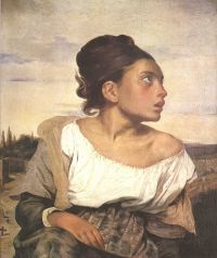 Delacroix Eugene Orphan Girl At The Cemetery canvas print