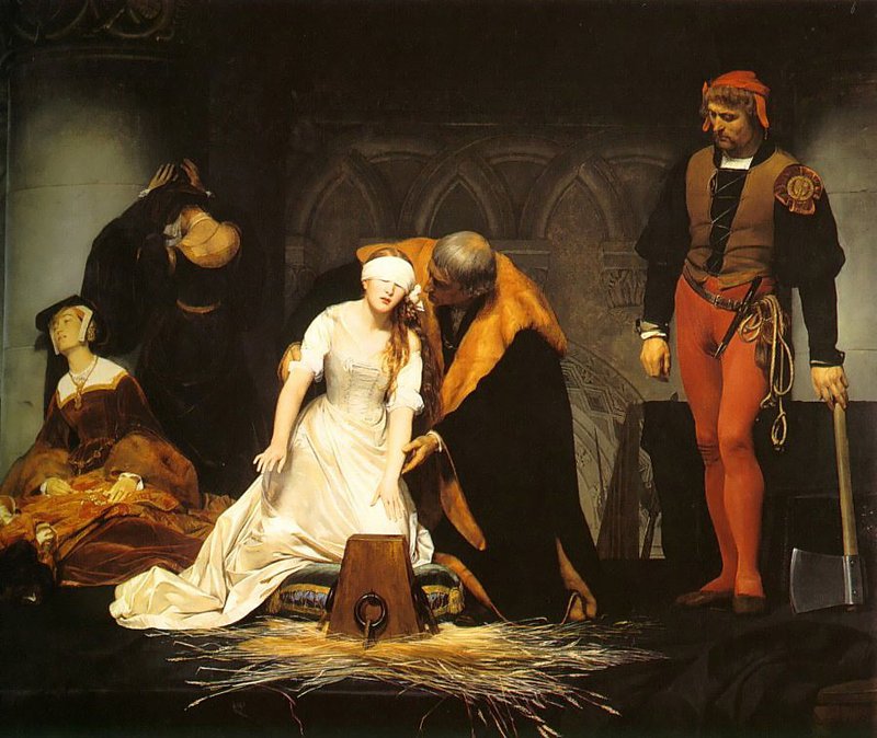 Delaroche The Execution Of Lady Jane Grey 1834.jpg canvas print