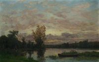 Delpy Hippolyte Camille Evening On The Loire canvas print