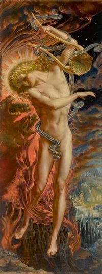 Delville Jean Orpheus In Hell canvas print