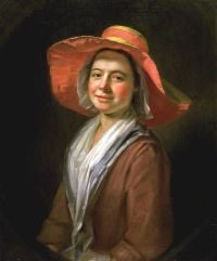 Denner Balthasar A Girl In A Straw Hat 1723 canvas print
