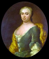 دينر بالتاسار بورتريت فان ماريا آنا ويثين إختجينوت فان بيتر فان شونهوفن 1737