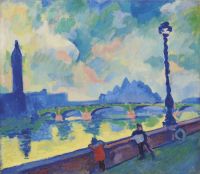 Derain Andre La Tamise Au Pont De Westminster 1906 07 canvas print