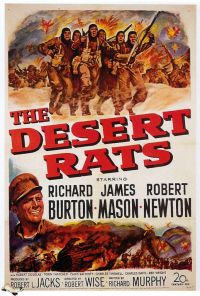 Desert Rats 1953 Movie Poster canvas print