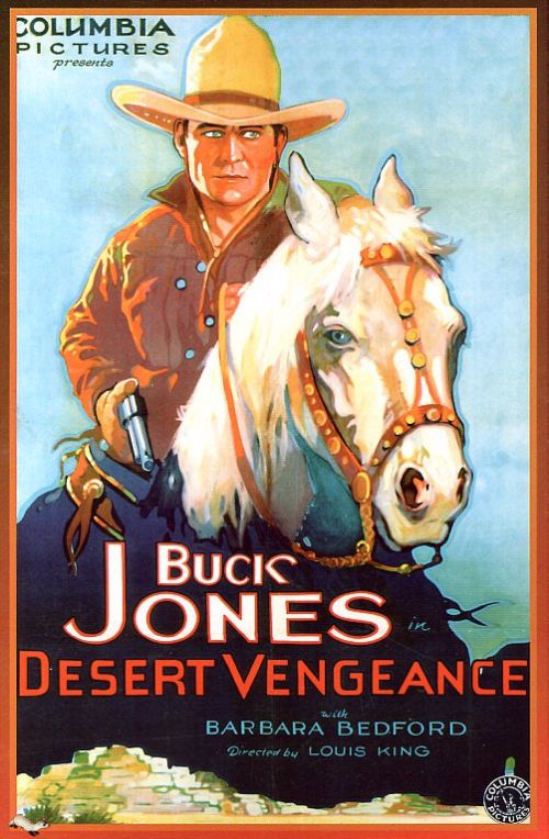 Desert Vengeance 1931 Movie Poster canvas print