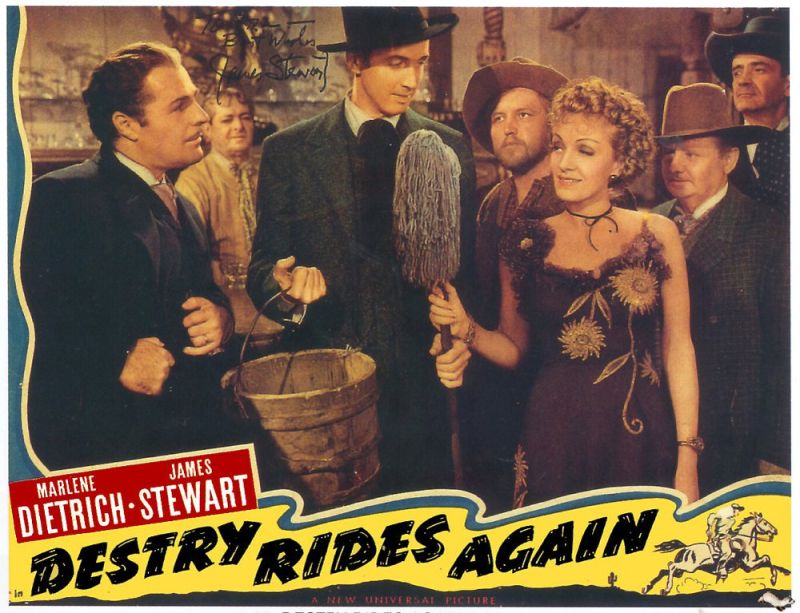 Destry Rides Again 1939 Movie Poster stampa su tela