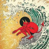Devil Surf op de grote golf van Kanagawa
