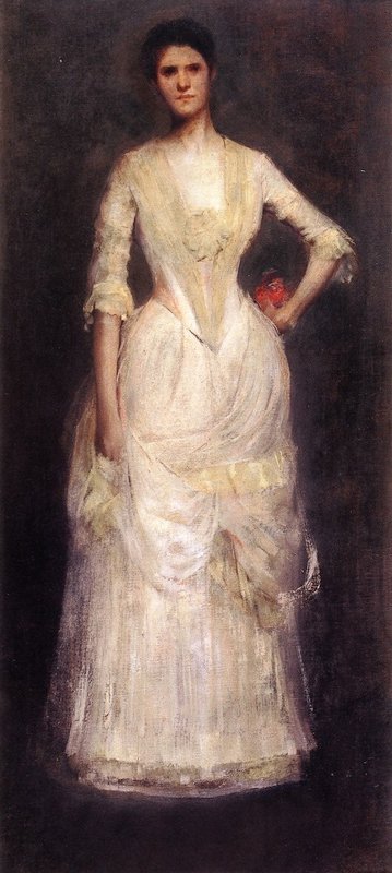 Dewing Thomas Wilmer Portrait Of Ella Emmet 1894 95 canvas print