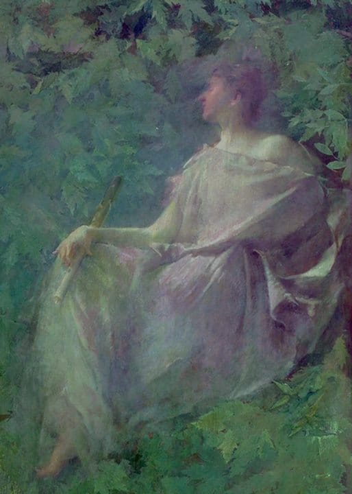 Dewing Thomas Wilmer The Four Sylvan Sounds 1896 97.3 canvas print