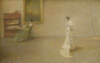 Dewing Thomas Wilmer The White Dress 1921 canvas print