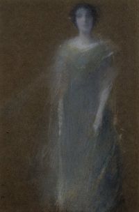 Dewing Thomas Wilmer Unknown Woman Ca. 1890
