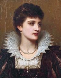 Dicksee Francis Bernard Amy Robsart ca. 1888