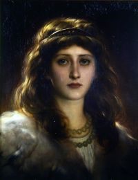 Dicksee Francis Bernard Porträt einer Dame 1890
