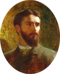 Dicksee Francis Bernard Selbstporträt 1883