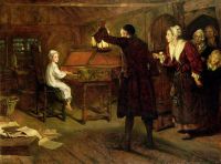 Dicksee Francis Bernard Das Kind Händel wurde 1893 von seinen Eltern entdeckt