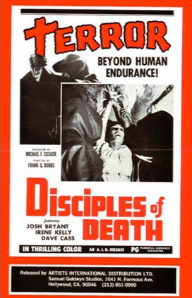 Tableaux sur toile, reproducción de Disciples Of Death Movie Poster