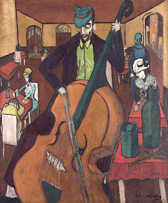 Tableaux sur toile, reproducción de Djanira Da Motta E Silva El violonchelista - 1944