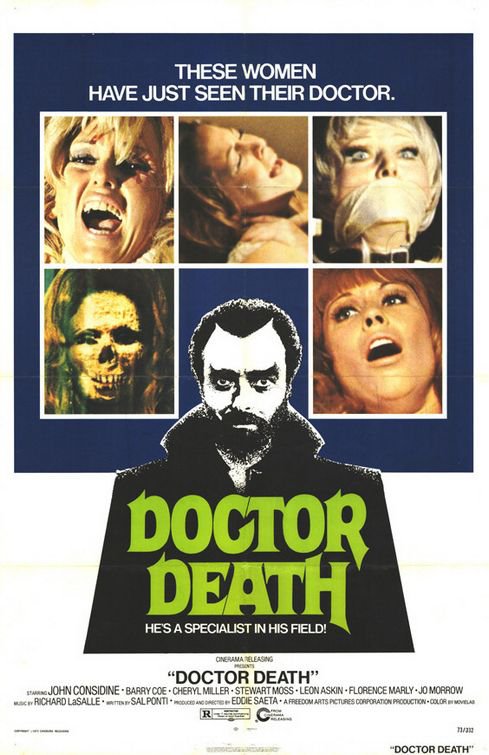 Tableaux sur toile, riproduzione del poster del film Doctor Death