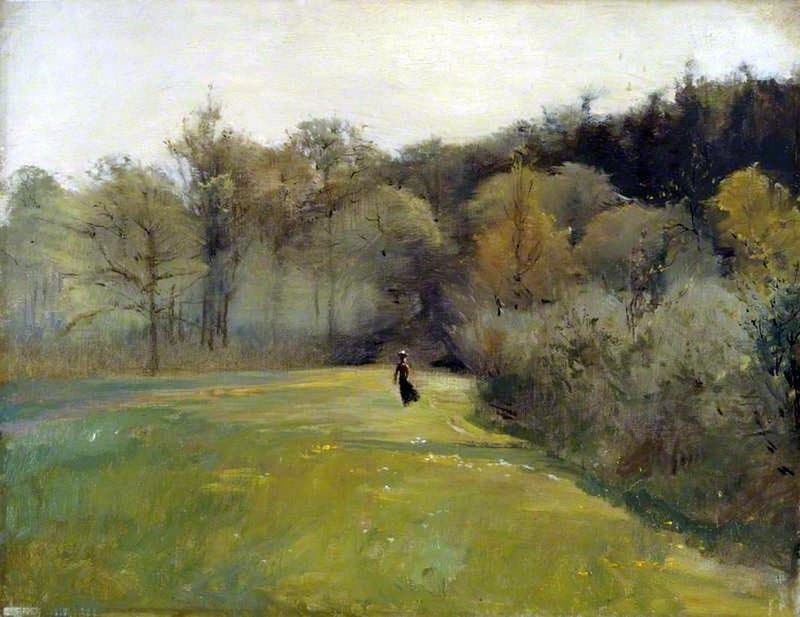 Dodson Sarah Paxton Ball View From Llandrindod Wells. The Upper Link Ca. 1900 canvas print