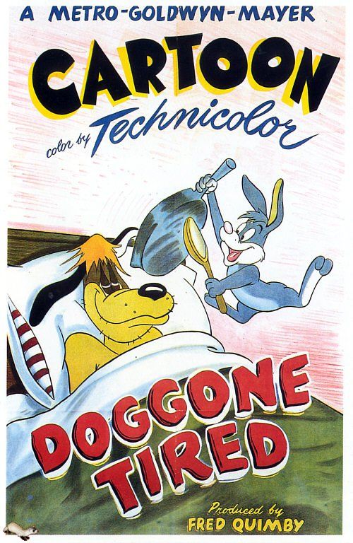 Doggone1tired11949 Movie Poster canvas print