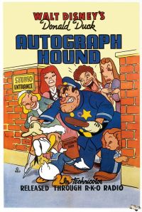 Poster del film Donald Duck Autograph Hound 1939