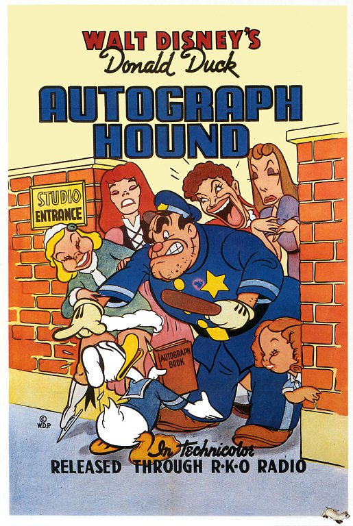Póster de la película Donald Duck Autograph Hound 1939