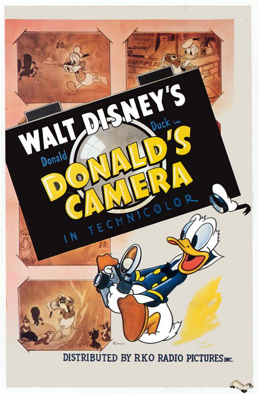 Tableaux sur toile, reproducción de Donalds Camera 1942 Movie Poster