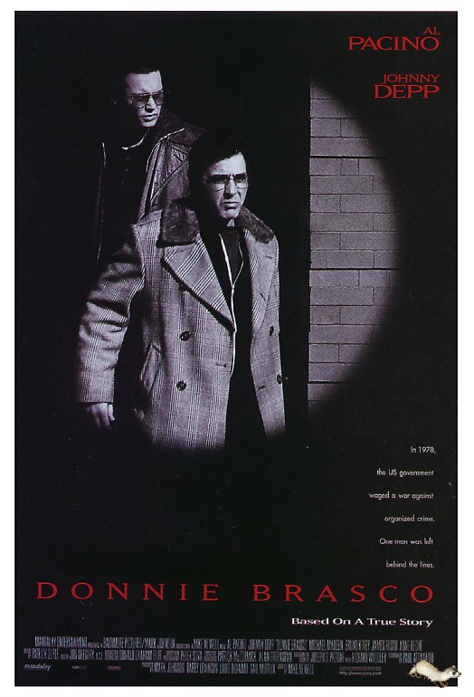 Tableaux sur toile, riproduzione del poster del film di Donnie Brasco 1997