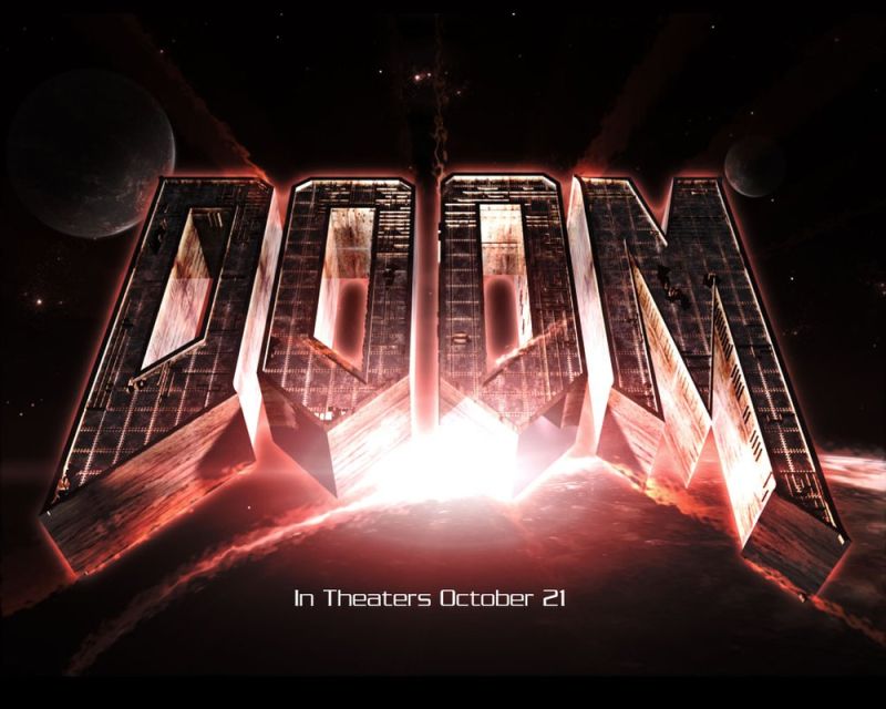 Poster del film Doom Teaser stampa su tela