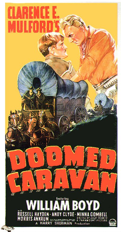 Doomed Caravan 1941 영화 포스터 캔버스 프린트