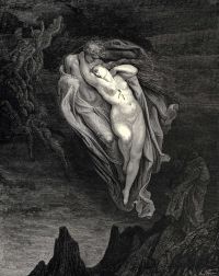 Dore Gustave 15 Bard Willingly I Would Address Those Two Together Coming Which Seem So Light Before canvas print
