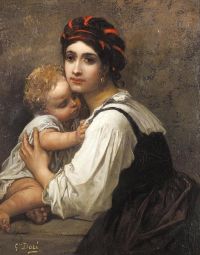 Dore Gustave Mother And Child