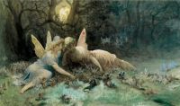 Dore Gustave The Fairies. A Scene Drawn From Shakespeare canvas print