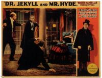 Stampa su tela del poster del film Dr Jekyll e Mr Hyde 1931