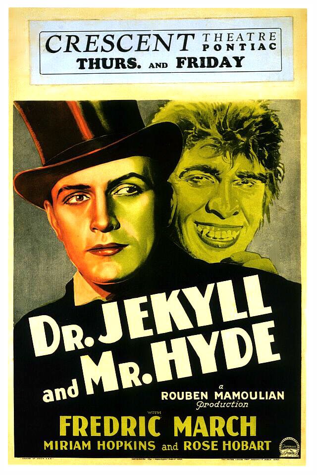 Tableaux sur toile, riproduzione di Dr.jekyll e Mr.hyde 31 4 poster del film