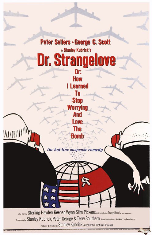 Tableaux sur toile, Dr Strangelove 1964 영화 포스터 복제